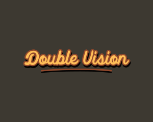 Retro Hipster Script logo design