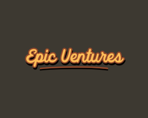 Retro Hipster Script logo design