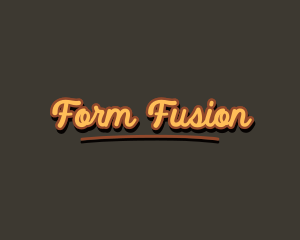 Retro Hipster Script logo design