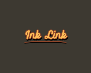 Retro Hipster Script logo design