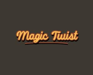 Retro Hipster Script logo design