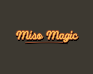 Retro Hipster Script logo design