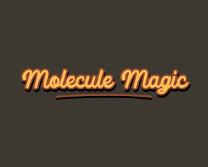 Retro Hipster Script logo design