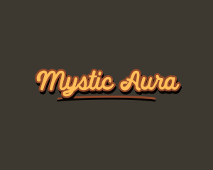 Retro Hipster Script logo design