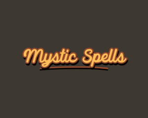 Retro Hipster Script logo design