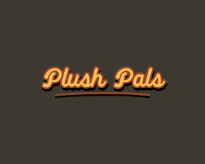 Retro Hipster Script logo design