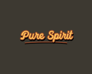 Retro Hipster Script logo design