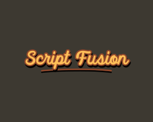 Retro Hipster Script logo