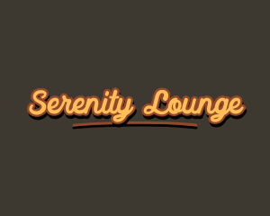 Retro Hipster Script logo design