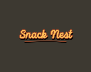 Retro Hipster Script logo design