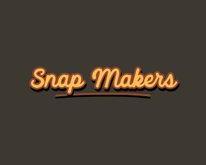 Retro Hipster Script logo design