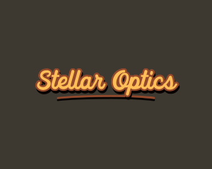 Retro Hipster Script logo design