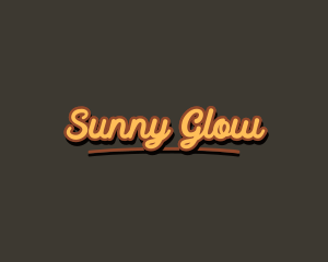 Retro Hipster Script logo design