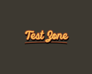 Retro Hipster Script logo design