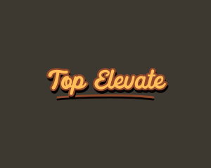 Retro Hipster Script logo design