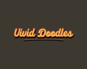 Retro Hipster Script logo design