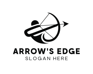 Abstract Archery Bowman logo
