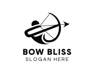 Abstract Archery Bowman logo