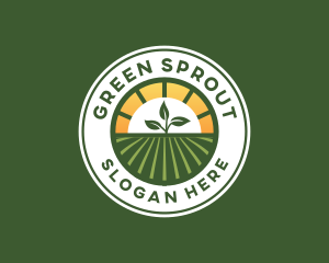 Sprout Farm Agriculture logo design