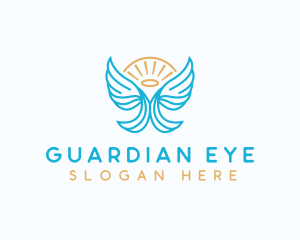 Guardian Wing Angel logo design