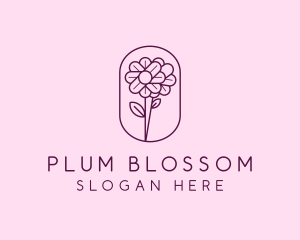 Natural Flower Daisy logo design