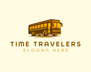 Tourist Bus Travel logo design