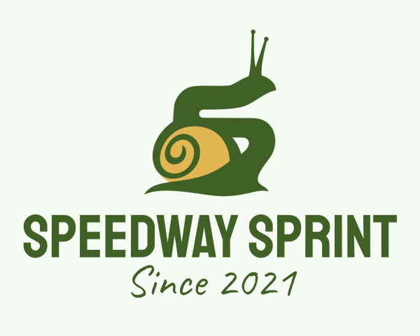 Snail logo example 4