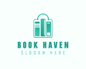 Book Shopping Bookstore logo design