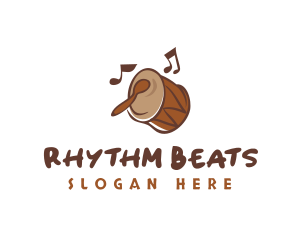 African Musical Drum logo