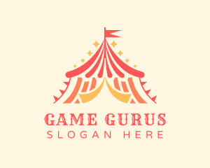 Carnival Tent Circus Logo