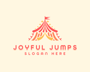 Carnival Tent Circus logo design