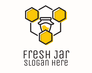 Hexagon Honeycomb Jar logo