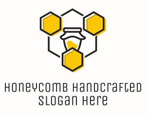 Hexagon Honeycomb Jar logo