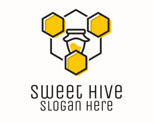 Hexagon Honeycomb Jar logo