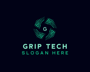 Digital Tech App logo design