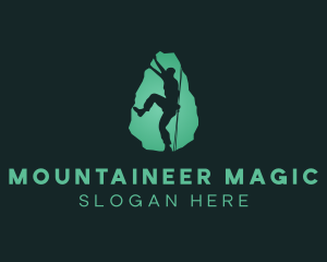 Green Mountaineer Club logo design