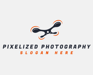 Drone Fly Surveillance logo design