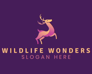 Wildlife Deer Zoo logo design