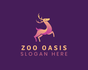 Wildlife Deer Zoo logo design