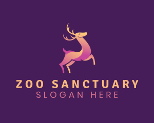 Wildlife Deer Zoo logo design