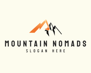 Mountain Excavator Mining logo design