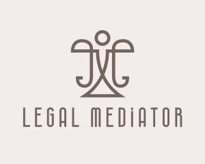 Justice Scale Law Firm logo design