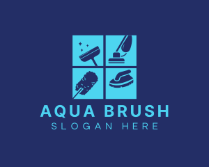 Essential  Cleaning Materials logo design