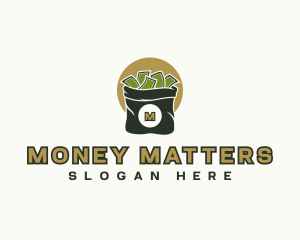 Money Cash Bag logo design