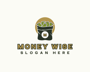 Money Cash Bag logo design