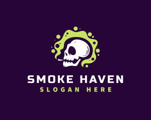 Skull Smoke Cigarette logo