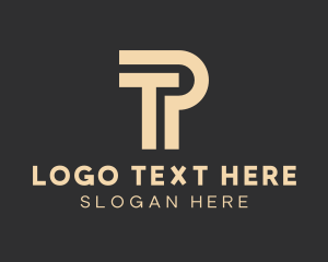 Commercial - Modern Commercial Business Letter TP logo design