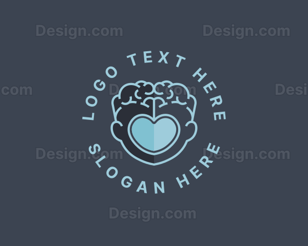 Brain Heart Mental Health Logo