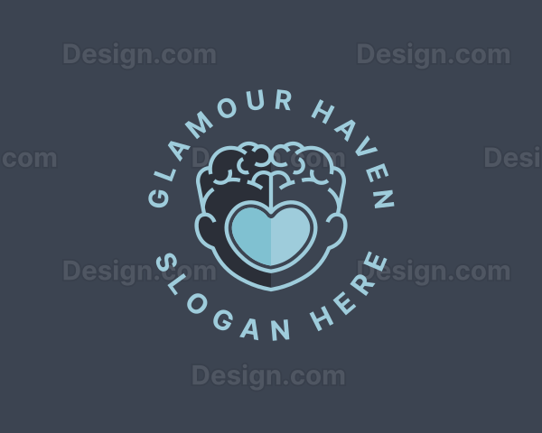 Brain Heart Mental Health Logo