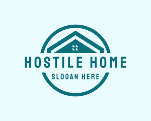 Home Roofing Contractor logo design